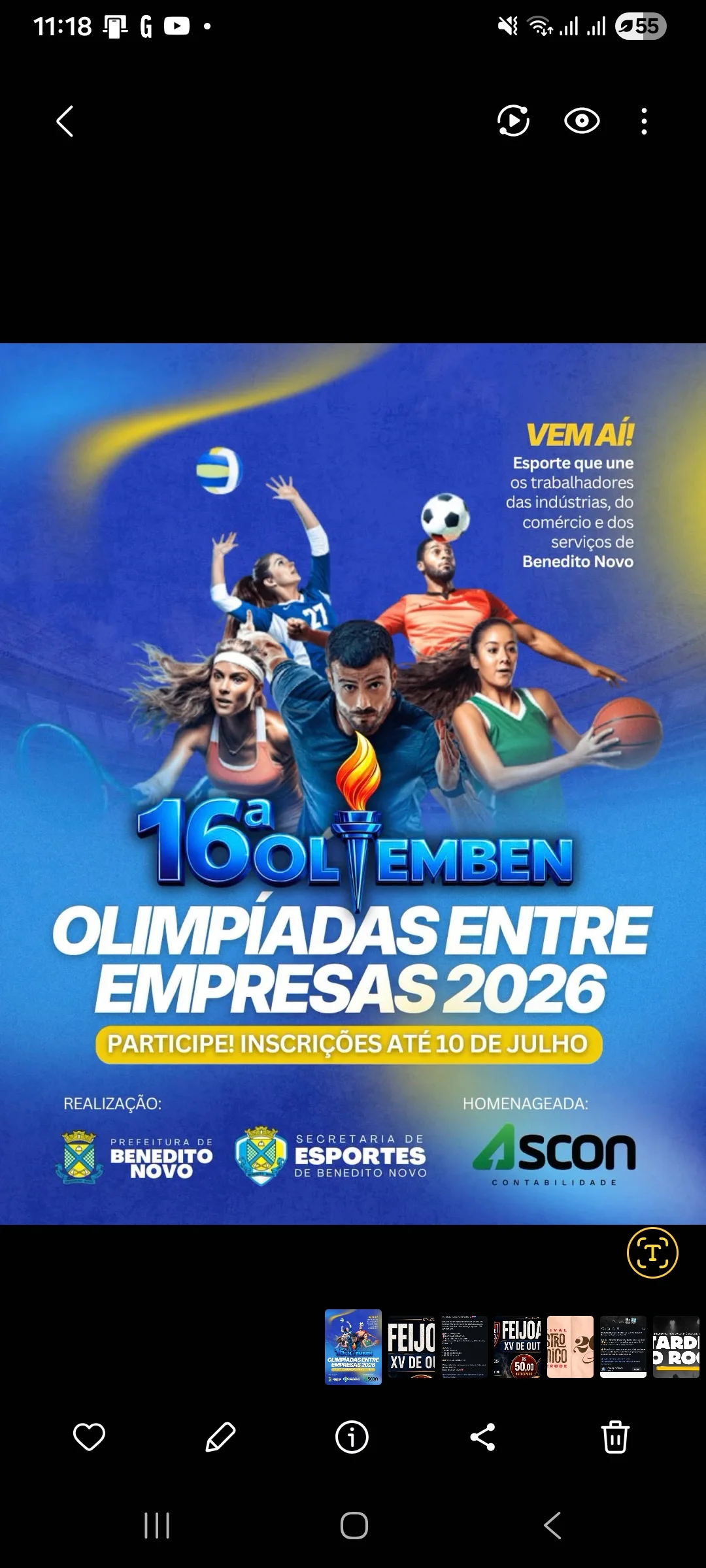 Olimpíada Entre Empresas - Abertura -