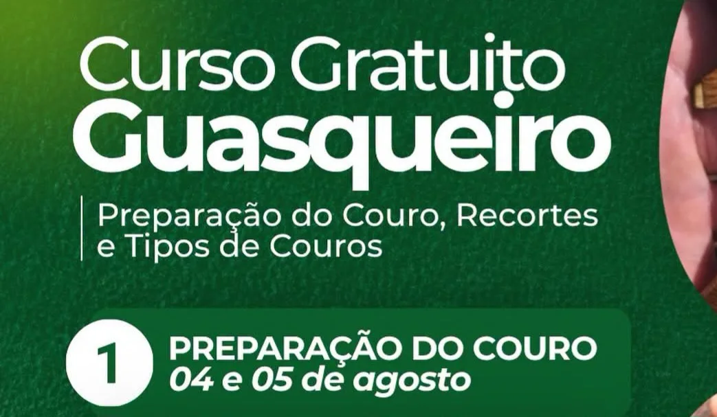 Curso Gratuito de Guasqueiro | Faça sua inscrição !!!